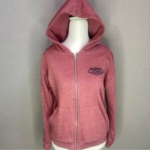 Women's Mauve Zip-Up Hoodie